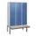 locker met bank,HxBxD 1950x1200x815mm,3vak,vak B 400mm,cil.-slot