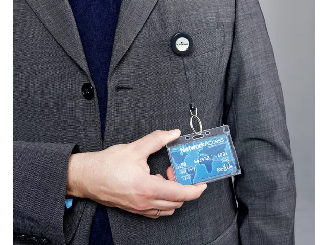 Afrolmechanisme Durable 8222 met sleutelring 80cm antraciet