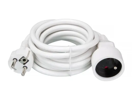 Verlengkabel - 3 M - Wit - 3g1.5 - Penaarde Schuko