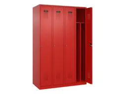 locker voor scheiding van kleding,HxBxD 1850x1200x500mm,4vak