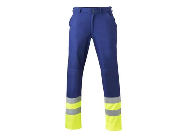 Havep 8397 werkbroek, fluo geel/marineblauw, maat 46, per stuk