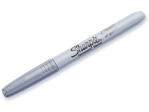 Permanente Marker Metallic, Fijne Punt, Zilver