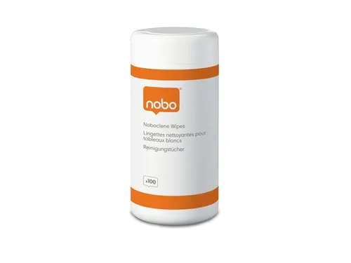 Whiteboardreiniger Nobo pot met 100 stuks
