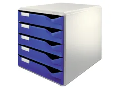 Ladenblok Leitz 5280 5 laden blauw