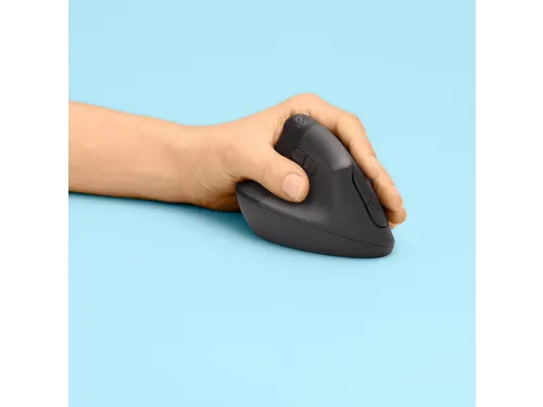 Logitech Lift Verticale Draadloze Ergonomische Muis Links Zwart