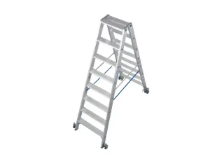 Verrijdbare Boktrap Aluminium L 2 04M 2X8Treden - 3