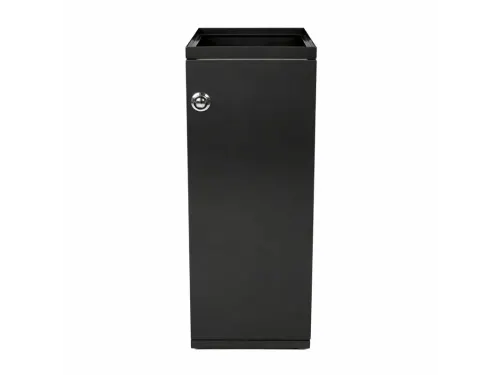 Modulaire Afvalbak met Deur en Zakhouder 60 liter Mat Zwart