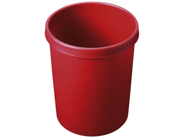 Kunststof Prullenmand 45 Liter H X Ø 480X 390Mm Pp Rood