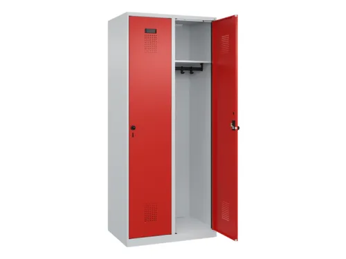 locker,HxBxD 1850x800x500mm,2vak,vak B 400mm,draaigrendel