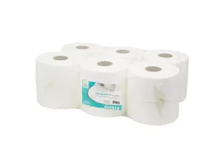 Toiletpapier 240018 Mini Jumbo 2-Laags Cellulose 12 rol - 1