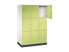 grootvolume-lockersysteem,HxBxD 1950x1220x600mm,3x3vakken,cil.-slot