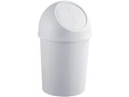 afvalbak,13l,HxØ 490x253mm,romp PP lichtgrijs,deksel PP lichtgrijs