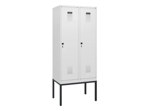 schoollocker,HxBxD 1950x800x500mm,2vak,vak B 400mm,draaigrendel