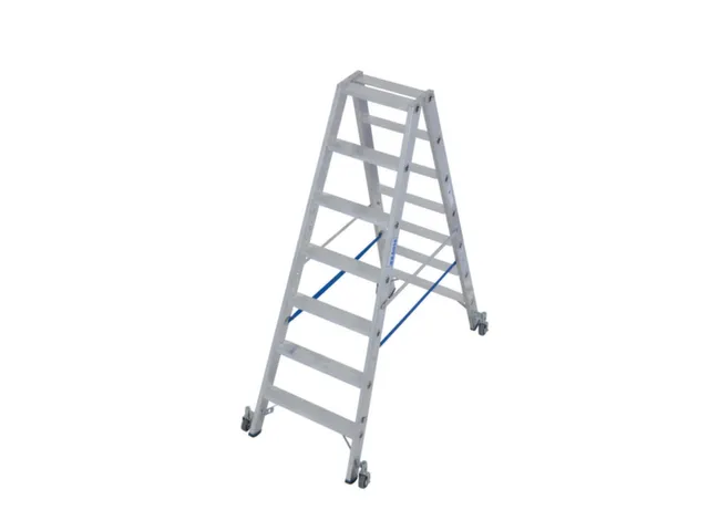 Verrijdbare Boktrap Aluminium L 1 79M 2X7Treden