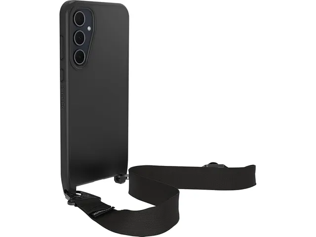 React Necklace Hoesje met koord Galaxy A35 5g zwart