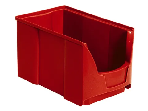 Zichtbak Hxbxd 200x200x360/310mm Pe Rood