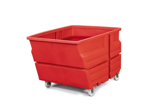 Multifunctionele bak,HxLxB 900x1340x1030mm,800l,PE,rood