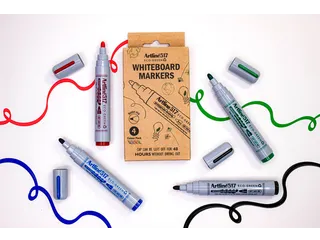 Whiteboardmarker Artline 517 Eco Dry Safe rond Medium assorti 4 stuks - 4
