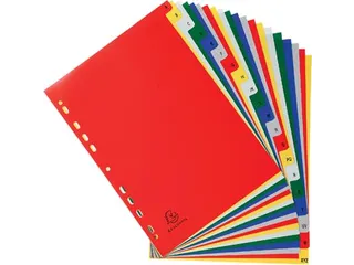 Tabbladen A4 Pp A-Z 20-delig Assorti 11-gaats - 5