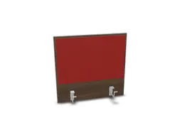 opzetpaneel bureau aanbouw achter NV bruin hickory BN4011-rood 600mm