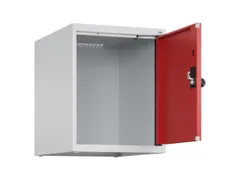 opzetkast,v. locker,1vak.,vak B 400mm,HxBxD 500x400x500mm,draaigrendel