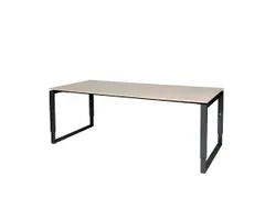 Domino Plus Bureau Hoogte Verstelbaar 2000x900mm Robson Eiken Zwart