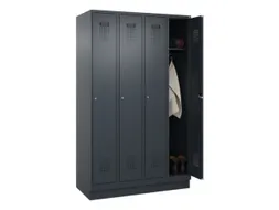 locker,HxBxD 1950x1200x500mm,4vak,vak B 300mm,cil.-slot,sokkel