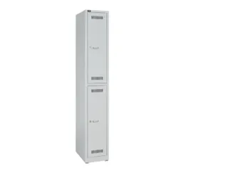 Dubbeldekse garderobekast,HxBxD 1850x300x500mm,1x2vak.,vak B 300mm - 1