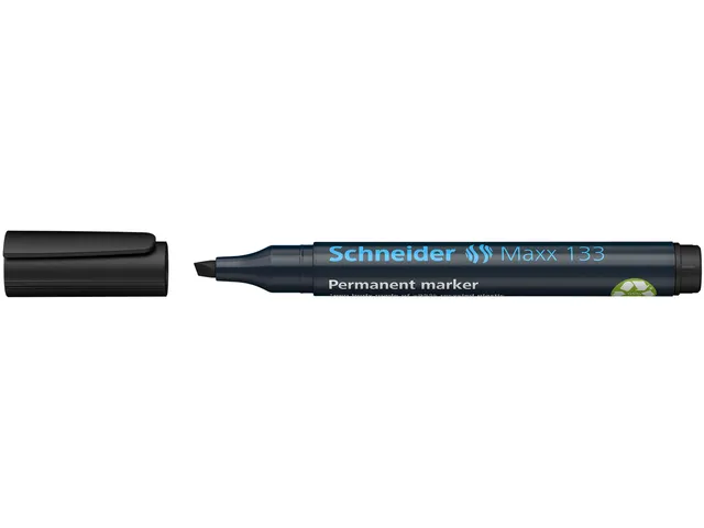 Viltstift Schneider Maxx 133 schuin 1-4mm zwart