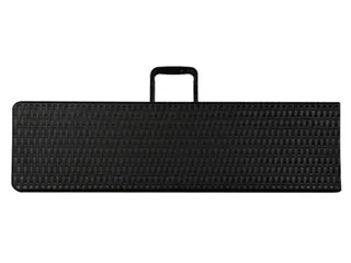 Inklapbare bank weerbestendig 180x25x43cm Rotanlook Zwart - 3