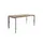 Bureau Linesto N3 hoogte instelbaar 140x80cm honey castello 25mm alu