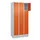 lockerkast,HxBxD 1950x900x500mm,3x4vakken,vak B 300mm,cil.-slot,sokkel