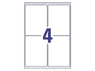 Avery B3483-50 Ultra Resistente Etiketten A4 105x148mm 200 Stuks - 3