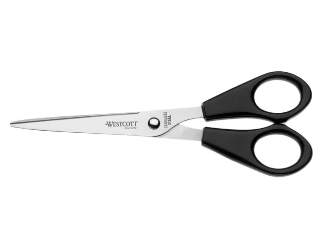 Ciseaux Westcott 155mm inox manche plastique