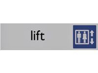 Infobord pictogram lift 165x44mm