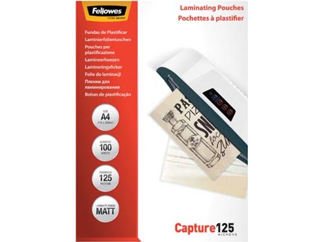 Lamineerhoes Ft A4, 250 Micron (2 X 125 Micron), Pak Mat | LamineermachineShop.nl