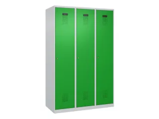 locker voor scheiding van kleding,HxBxD 1850x1200x500mm,3vak - 2