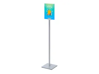 Infostandaard Design Slim Display A4 Zilver - 1