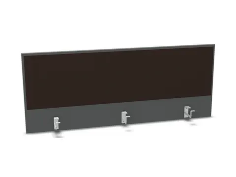 panneau de rehausse p. table de bureau MS-gris foncé BN2036-marron