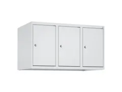 opzetkast,v. locker,3vak.,vak B 300mm,HxBxD 500x900x500mm,vleugeldeur