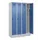 locker voor scheiding van kleding,HxBxD 1950x1200x500mm,4vak