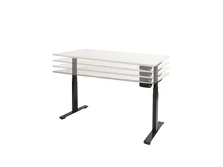 Dextro Plus Zit-sta Bureau Elektrisch 180x90 Logan Eiken 25mm Alu - 4