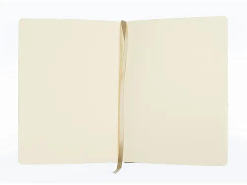 Schetsboek Kangaro A5 taupe PU HC 80 vel 140gr roomwit met elastiek en