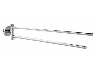 Handdoekhouder Tesa Smooz 40317 Chroom zelfklevend met 2 armen - 1