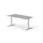 Elektrisch ihv bureau HxBxD 640-1300x1600x800mm blad grijs