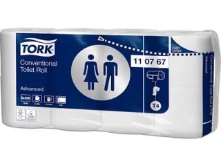 Toiletpapier Tork T4 110767 2-Laags 250 Vel Advanced Xl 64 Rollen - 3