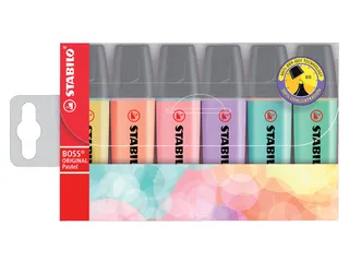 Markeerstift STABILO BOSS Original 70/6 pastel assorti etui à 6 stuks - 1