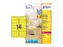 Etiket Avery L7263Y-25 99.1x38.1mm neon geel 350 stuks