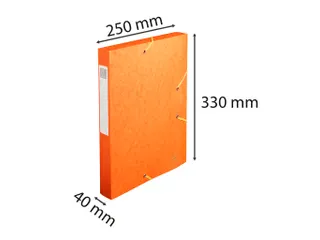 CARTOBOX glanskarton rug 40mm oranje - 8