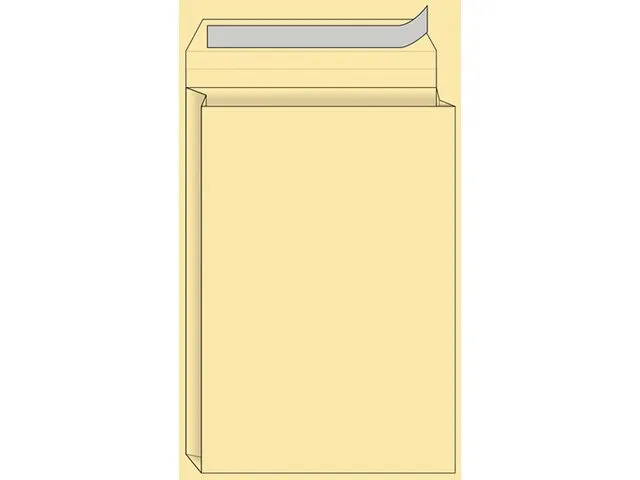 Enveloppe à Soufflet Quantore 262x371x38mm Ac Crème 125pcs